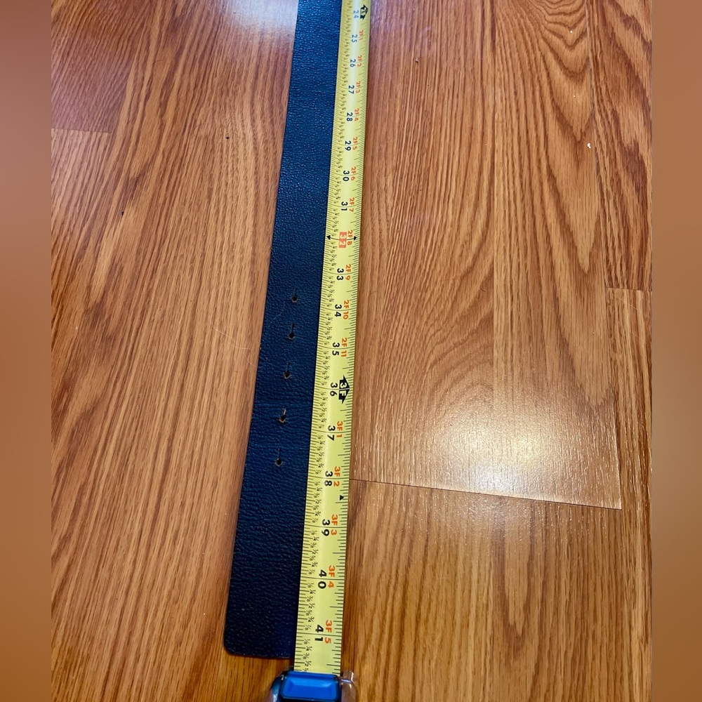 Vintage M+FG Leather Belt with Hexagonal Buckle - Picture 6 of 6
